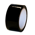 Black tape 48mm width x 66mtrs. 6 rolls per pack