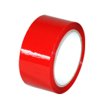 Red tape 48mm width x 66mtrs. 6 rolls per pack