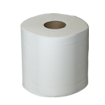 White Embossed 2 Ply Centre Feed Rolls 180mm x 400 Sheets. 6 Rolls Per Pack