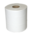 White 2 Ply Centre Feed Rolls 190mm x 150mtrs. 6 Rolls Per Pack