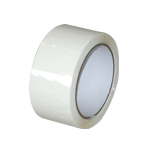White tape 48mm width x 66mtrs. 6 rolls per pack